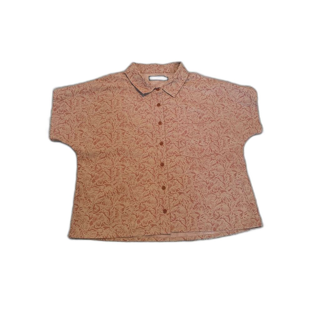 United by Blue red button down shirt, size L